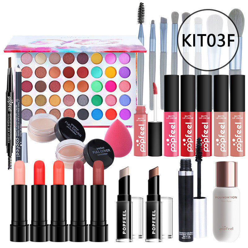 Makeup Cosmetics Set Beginner Combination Concealer Eyeliner Eyebrow Pencil Makeup Cosmetics Set Beginner Combination Concealer Eyeliner Eyebrow Pencil
